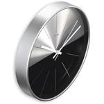 Hama Sicily, nástenné hodiny, priemer 30 cm, tichý chod, čierne/strieborné
