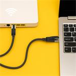 Hama sieťový kábel Cat8 S/FTP RJ45 0,5 m, tienený, 40 Gb/s