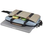 Hama Silvan, taška na notebook, pre 34-36 cm (13,3-14,1"), recyklovaný polyester, béžová/bledomodrá