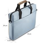Hama Silvan, taška na notebook, pre 34-36 cm (13,3-14,1"), recyklovaný polyester, béžová/bledomodrá