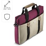 Hama Silvan, taška na notebook, pre 34-36 cm (13,3-14,1"), recyklovaný polyester, béžová/bordová