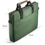 Hama Silvan, taška na notebook, pre 34-36 cm (13,3-14,1"), recyklovaný polyester, béžová/zelená