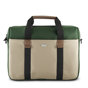Hama Silvan, taška na notebook, pre 34-36 cm (13,3-14,1"), recyklovaný polyester, béžová/zelená