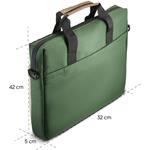 Hama Silvan, taška na notebook, pre 40-41 cm (15,6-16,2"), recyklovaný polyester, béžová/zelená