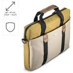 Hama Silvan, taška na notebook, pre 40-41 cm (15,6-16,2"), recyklovaný polyester, béžová/žltá