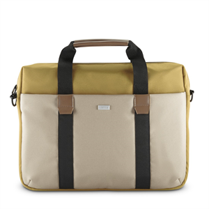 Hama Silvan, taška na notebook, pre 40-41 cm (15,6-16,2"), recyklovaný polyester, béžová/žltá