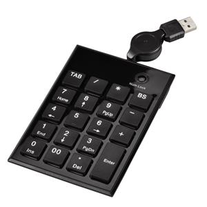 Hama SK140, numerická klávesnica, slimline, čierna