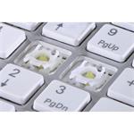 Hama Slimline SK140, numerická klávesnica, USB, biela