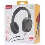 Hama slúchadlá s mikrofónom Fun II, uzavreté, čierne