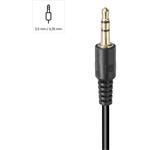 Hama slúchadlá Shell TV II, uzavreté, 6 m, čierne