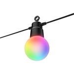 Hama SMART WiFi svetelná reťaz s 12 LED žiarovkami, vonkajšie použitie, IP44, nastavenie farieb, 8 m