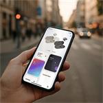 Hama Spirit Open, bluetooth slúchadlá, open-ear, klip, tmavá šedá