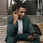 Hama Spirit Open, bluetooth slúchadlá, open-ear, klip, tmavá šedá