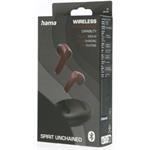 Hama Spirit Unchained, bluetooth slúchadlá, kôstky, ENC, Qi, červená/čierna