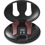 Hama Spirit Unchained, bluetooth slúchadlá, kôstky, ENC, Qi, červená/čierna