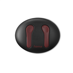 Hama Spirit Unchained, bluetooth slúchadlá, kôstky, ENC, Qi, červená/čierna