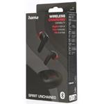 Hama Spirit Unchained, bluetooth slúchadlá, kôstky, ENC, Qi, čierna