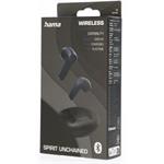 Hama Spirit Unchained, bluetooth slúchadlá, kôstky, ENC, Qi, modrá/čierna