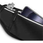 Hama športová bedrová taštička na mobil a drobnosti, reflexné prvky, čierna