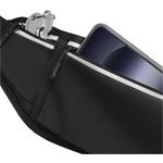 Hama športová bedrová taštička na mobil a drobnosti, reflexné prvky, čierna