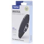 Hama športová bedrová taštička na mobil a drobnosti, reflexné prvky, čierna