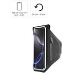 Hama športové puzdro na mobil, na rameno, pre zariadenia 6,5"-6,9"/16,8x8 cm, čierne