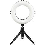 Hama SpotLight Smart 80 II, kruhové LED svetlo 8", držiak mobilu, diaľková spúšť, stolný statív