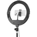 Hama SpotLight Steady 120 III, kruhové LED svetlo 12" pre smartfóny, Bluetooth spúšť, statív