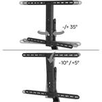 Hama stolný TV stojan Design, nastaviteľný, 600x400