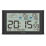 Hama Sylt, meteostanica, bezdrôtový senzor, DCF hodiny, teplota, vlhkosť, počasie, batérie, čierna