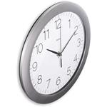 Hama Tenerife, nástenné hodiny, rádiový signál, priemer 30 cm, strieborné