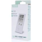 Hama TH-140, digitálny teplomer/vlhkomer, indikátor počasia, biely