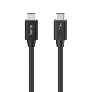 Hama Thunderbolt 5 kábel, USB-C, 1 m, 80 Gb/s, 240 W