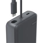 Hama Travel, powerbanka 10000 mAh, 3 A, výstup: 2x USB-C, s integrovaným káblom