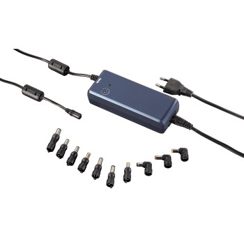 Hama Universal Notebook Power Supply Unit, 12–22 V/90 W, blue USB