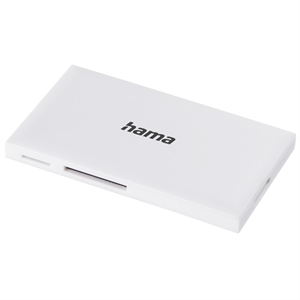 Hama USB 3.0 multi čítačka kariet, SD/micro SD, CF, MS, biela