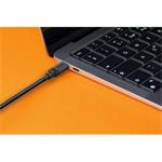Hama USB A-C kábel 0,75 m, USB 3.2 Gen1 5 Gb/s, čierny