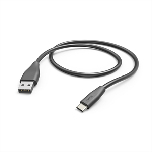 Hama USB-C 2.0 kábel, typ A-C, 1,5 m, čierny
