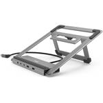 Hama USB-C dokovacia stanica a stojan pre notebook Connect2Office Stand, 12 portov