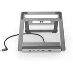 Hama USB-C dokovacia stanica a stojan pre notebook Connect2Office Stand, 12 portov