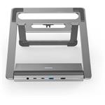 Hama USB-C dokovacia stanica a stojan pre notebook Connect2Office Stand, 12 portov