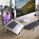 Hama USB-C dokovacia stanica a stojan pre notebook Connect2Office Stand, 12 portov