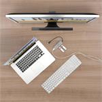 Hama USB-C-Hub, 4 porty, USB 3.2, 10 Gbit/s, hliníkový