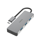 Hama USB-C-Hub, 4 porty, USB 3.2, 10 Gbit/s, hliníkový