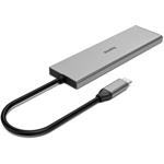 Hama USB-C Hub, 4 porty, USB 3.2, 10 Gbit/s, PD 100 W, hliníkový