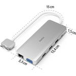 Hama USB-C hub, DUAL multiport, pre Apple MacBook Air a Pro