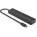 Hama USB-C hub, multiport, 3x USB-A, USB-C PD, HDMI, LAN, 6 portov