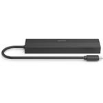 Hama USB-C hub, multiport, 3x USB-A, USB-C PD, HDMI, LAN, 6 portov