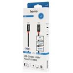 Hama USB-C kábel USB4, 1 m, 40 Gb/s, 240 W