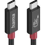 Hama USB-C kábel USB4, 1 m, 80 Gb/s, 240 W
